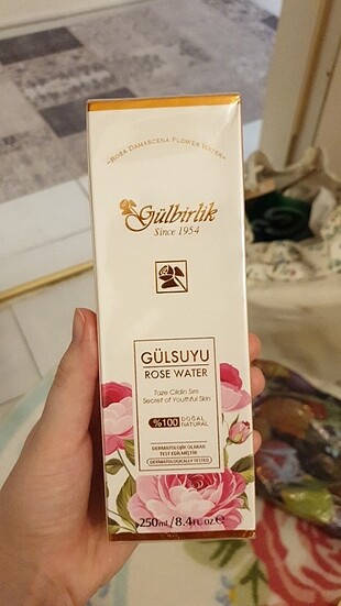 Rosense gülbirlik gül suyu 250 ml ambalajında