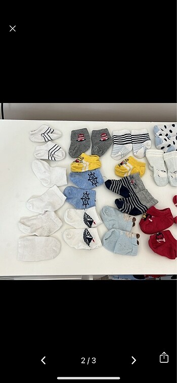 Yenidoğan çorap - Görsel 2