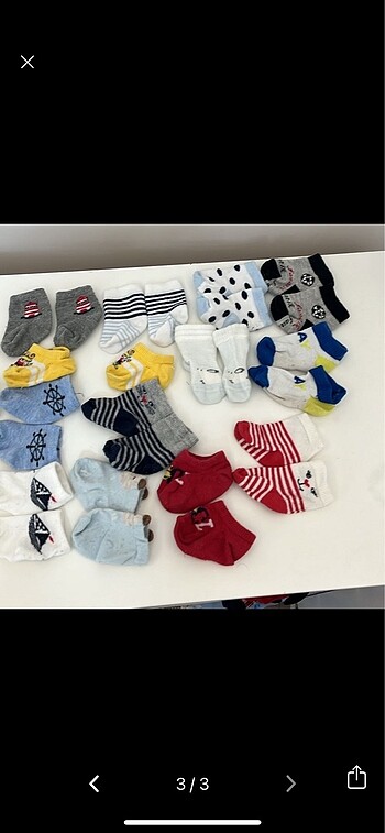 Yenidoğan çorap - Görsel 3