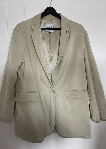 Zara Su Yesili Blazer Ceket