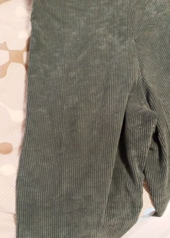 haki kadın salopet kadife. L - Görsel 6