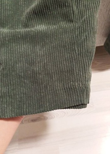 haki kadın salopet kadife. L - Görsel 7