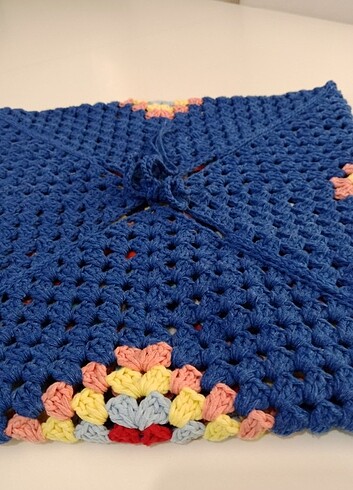 Kırlent kılıfı, tığ işi.. - Görsel 6