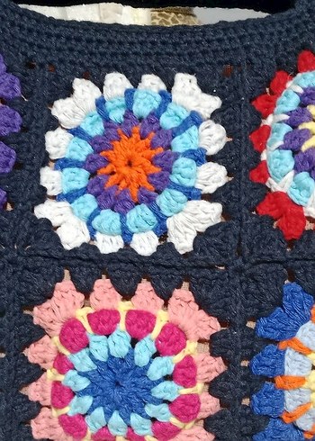 Çanta.. gizli burslu.. koton iple örüldü.. - Görsel 2