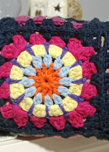 Çanta.. gizli burslu.. koton iple örüldü.. - Görsel 5