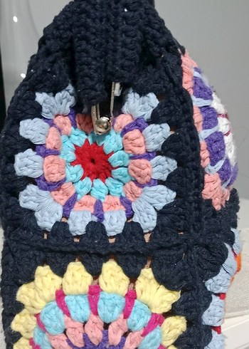 Çanta.. gizli burslu.. koton iple örüldü.. - Görsel 3