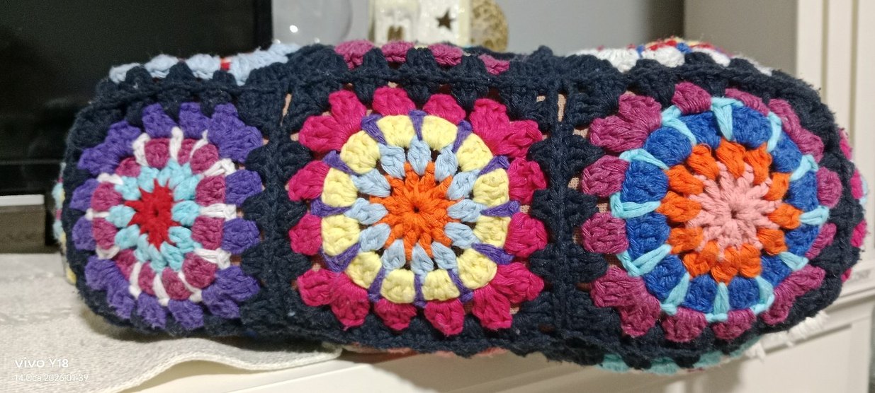 Çanta.. gizli burslu.. koton iple örüldü.. - Görsel 5