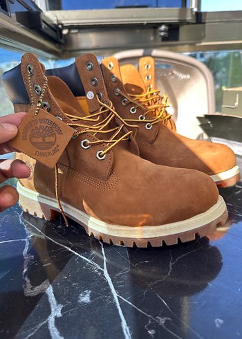 Tarçın rengi Orjinal timberland Süet Erkek Bot 41,5 numara - Görsel 9