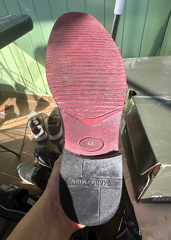 Marcomen hakiki deri süet bot - Görsel 3