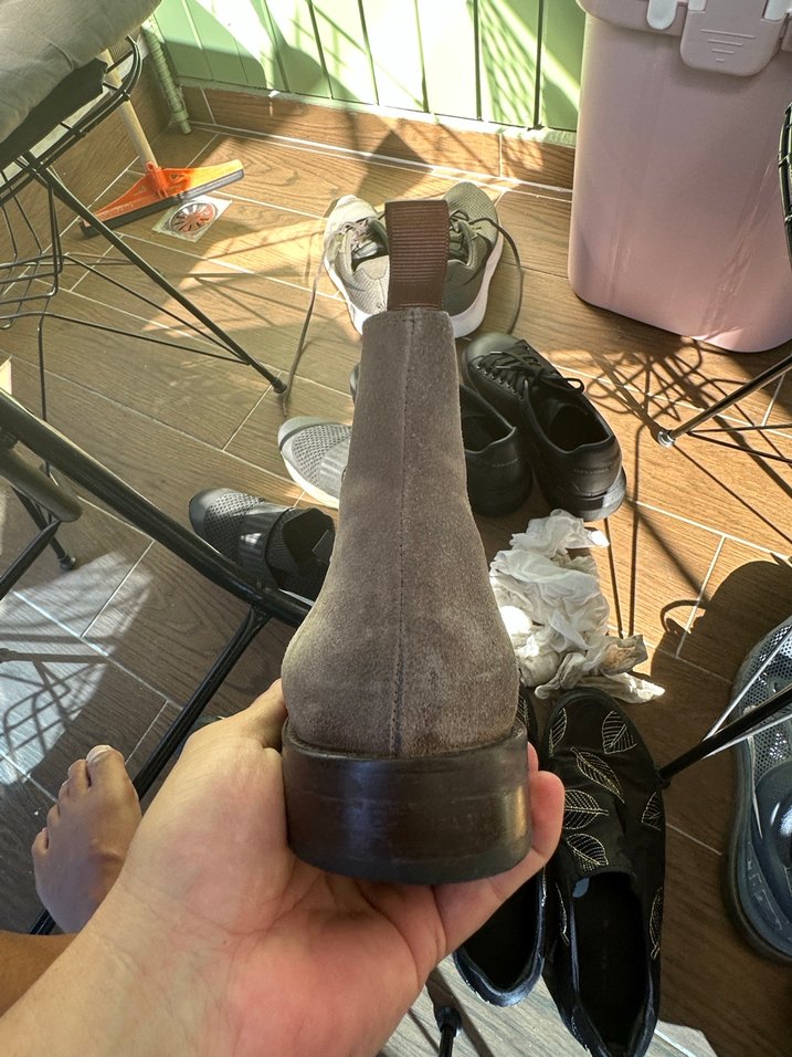 Marcomen hakiki deri süet bot - Görsel 5