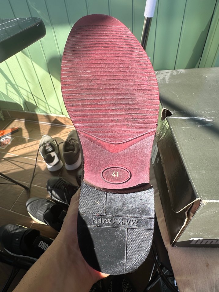 Marcomen hakiki deri süet bot - Görsel 3