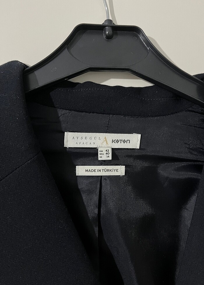 Ayşegül Afacan Koton ceket elbise - Görsel 2