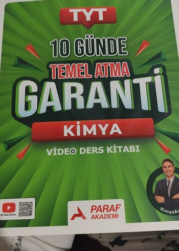 TYT Kimya 10 Günde Temel Atma Garantili Video Ders Kitabı