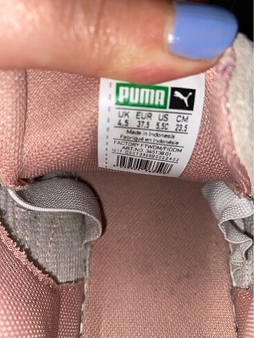37,5 Beden pembe Renk Puma spor ayakkabı