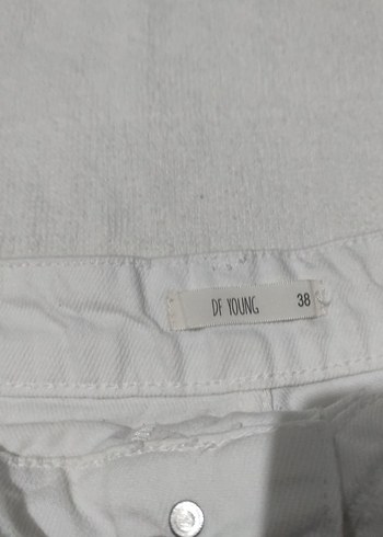 koy şort beyaz kadın - Görsel 5