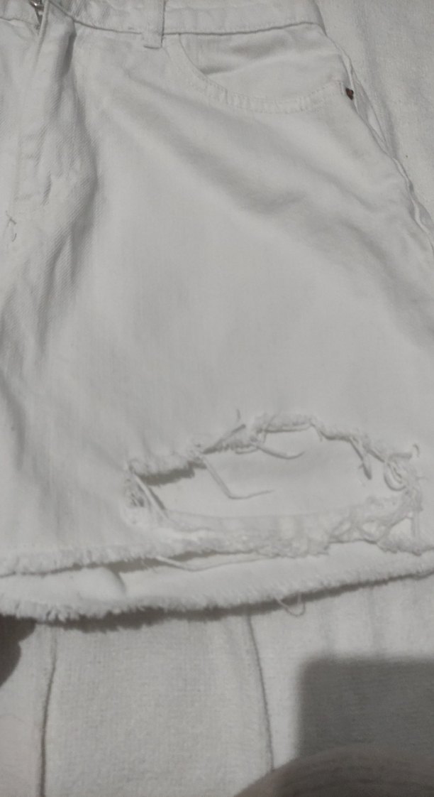 koy şort beyaz kadın - Görsel 2