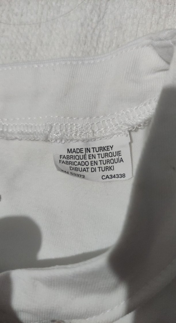 Uzun Kollu Beyaz Keten Kadın Tişört - Görsel 3