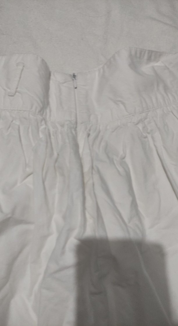 Beyaz Mini Etek Ruffle Detaylı - Görsel 2