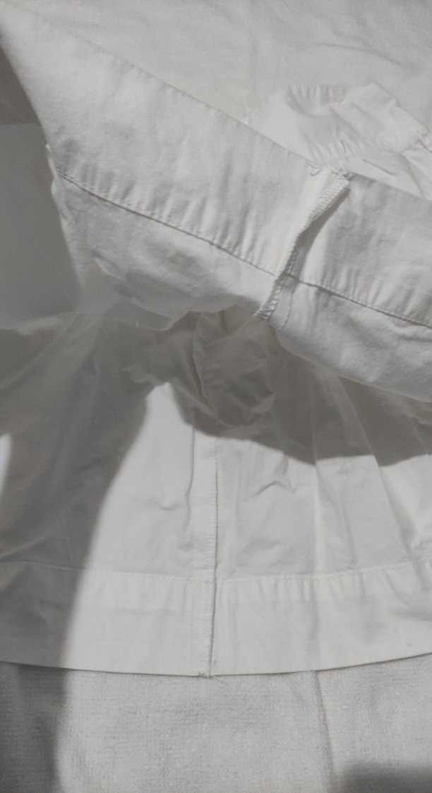 Beyaz Mini Etek Ruffle Detaylı - Görsel 3