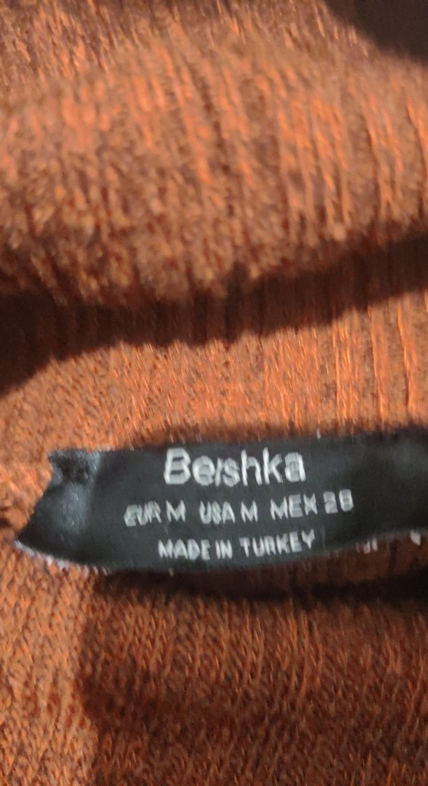 Bordo Kadın Boğazlı Triko Kazak - Görsel 3