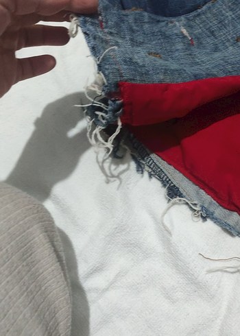 Düğmeli Desenli Kadın Kot Ceket - Görsel 5