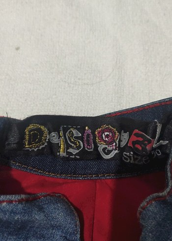 Düğmeli Desenli Kadın Kot Ceket - Görsel 3