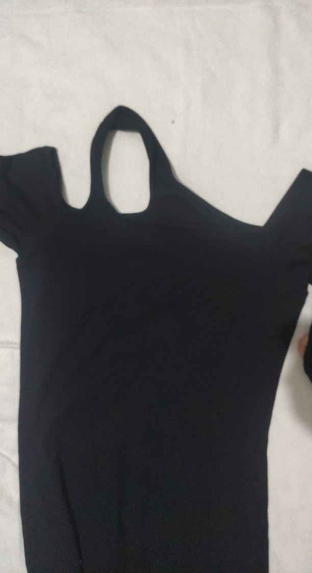 Uzun Kollu Siyah Uzun Elbise - Görsel 4