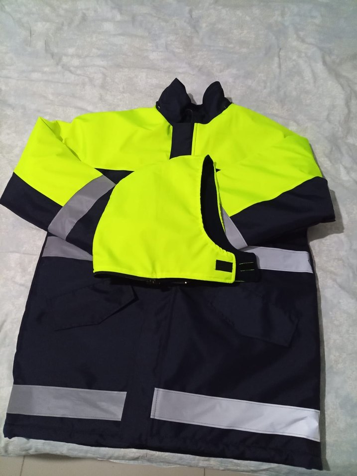 Sarı Siyah Kısa Fermuarlı Street Wear Mont - Görsel 3