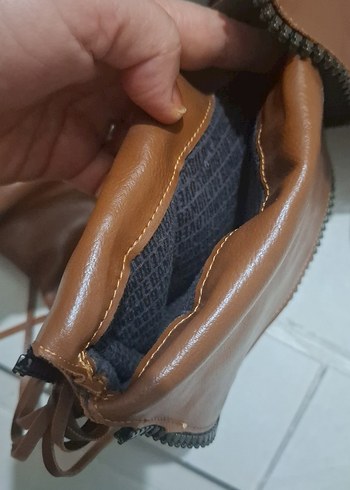 Kadın Kahverengi Deri Biker Dizüstü Bot - Görsel 3