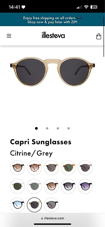 illesteva gözlük - Görsel 3