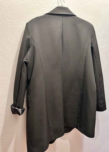 Siyah Düğmeli Kadın Blazer Ceket - Görsel 6