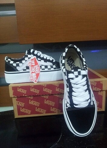 Vans damalı ayakkabı 