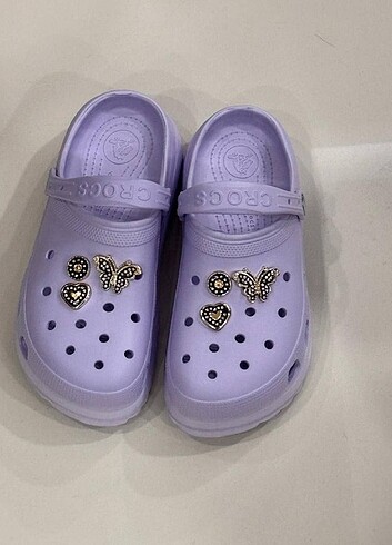 38 Beden mor Renk Crocks terlik 