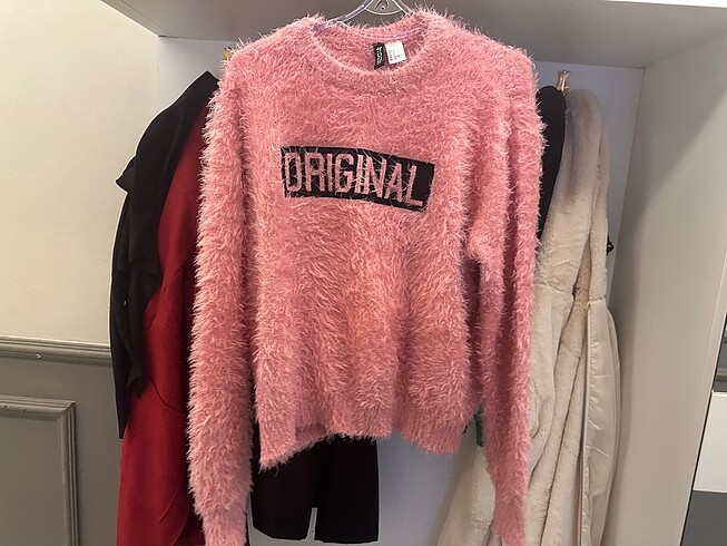 H&M tüylü kazak