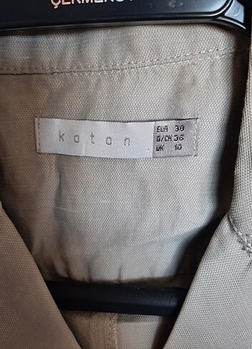 Koton Keten elbise hic giyilmedi