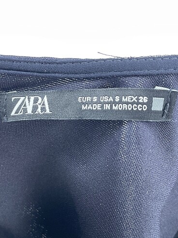 s Beden lacivert Renk Zara Kısa Elbise %70 İndirimli.