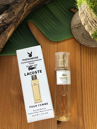 Lacoste pour femme tester bayan parfümü