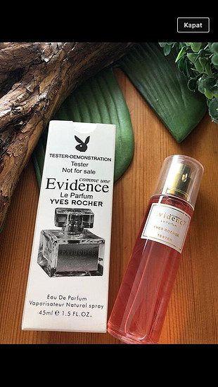 Yves Rocher Evidence tester bayan parfümü