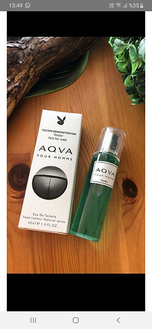 Aqva tester erkek parfümü