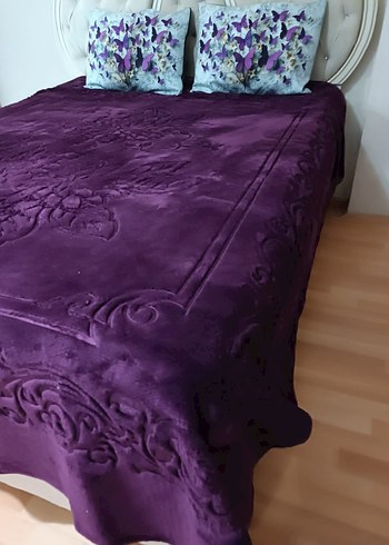 Nakışlı Çok Renkli Battaniye tek kişilik - Görsel 4