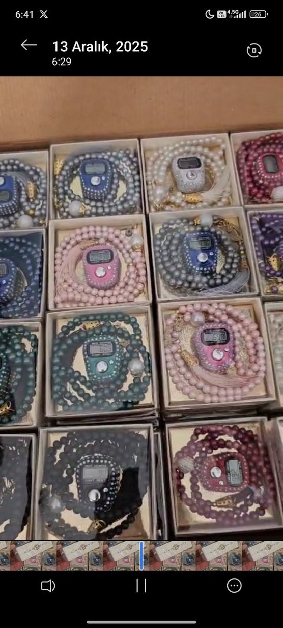 Vintage Tespih ve Sayıcı seti - Görsel 2