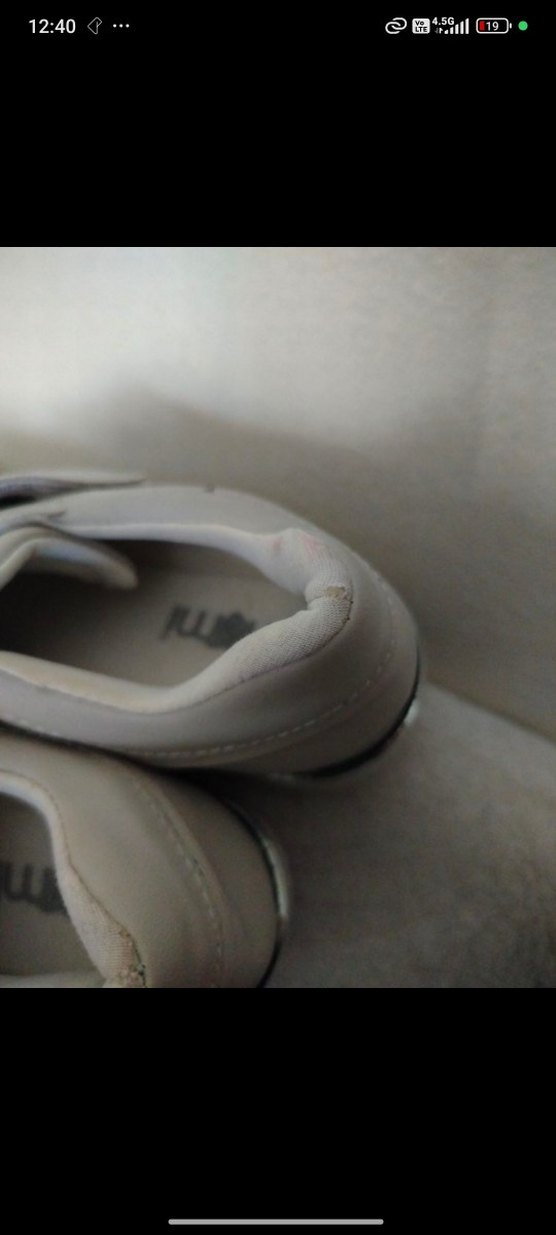 Tokalı Beyaz Kadın Dolgu Topuk Spor Ayakkabı - Görsel 2