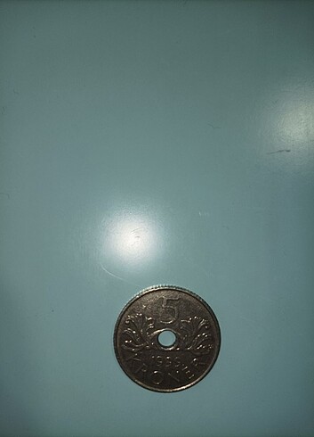 5 Norveç kronu 1999
