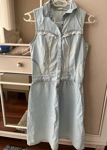 Mavi Denim Midi Elbise