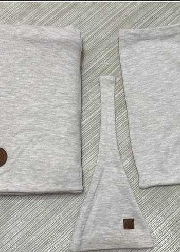 İlays Sling Bej Pamuklu Bebek Kanguru 0-14 kg - Görsel 3