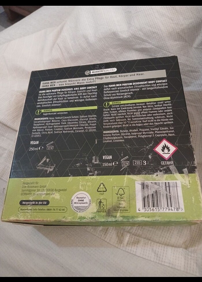 Isana men duş jeli ve deodorant  - Görsel 3