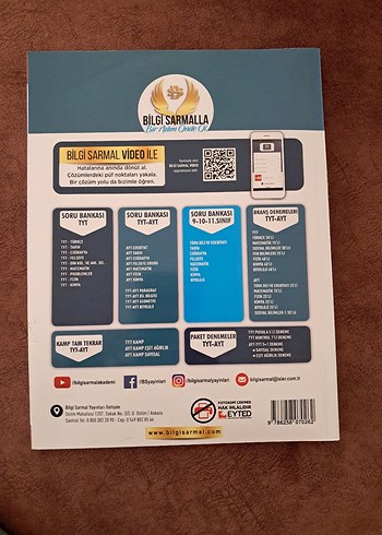 Bilgi Sarmal TYT Kimya Soru Bankası 1. Oturum - Görsel 2