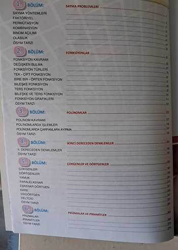 10. Sınıf Matematik Soru Bankası - Aydın Yayınları - Görsel 2