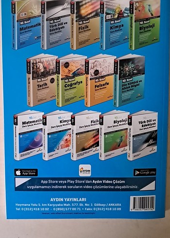 10. Sınıf Matematik Soru Bankası - Aydın Yayınları - Görsel 3