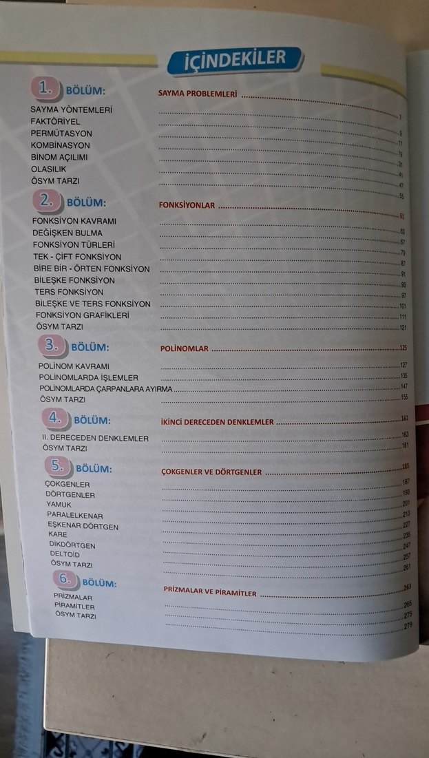 10. Sınıf Matematik Soru Bankası - Aydın Yayınları - Görsel 2